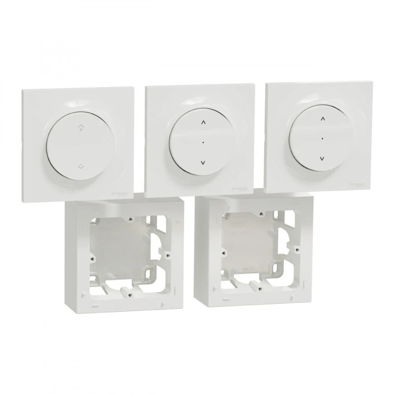 Wiser Odace - Kit commande sans fils et 2 volets roualnts zigbee 3.0 saillie / Schneider Wiser Odace - Kit Commande Sans Fils Et 2 Volets Roualnts Zigbee 3.0 Saillie / Schneider -Alliance Lec Magasin wiser odace kit commande sans fils et 2 volets roualnts zigbee 30 saillie schneider