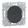 Wiser Ovalis - Bouton Poussoir - 10A - Zigbee - Anthracite
